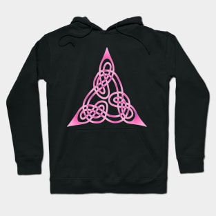 Triangle Knot With Doubled Threads Pink Hoodie